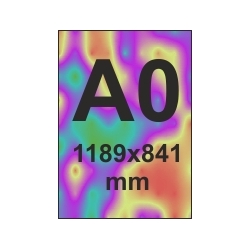 XERO/DRUK kolor A0 (80-100 % zadruk) Papier 120g matt