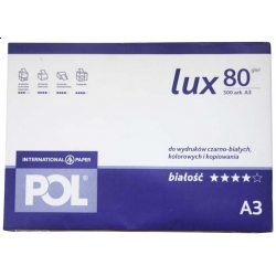 Papier A3 POLLUX 80 g/m2 - 500 ark